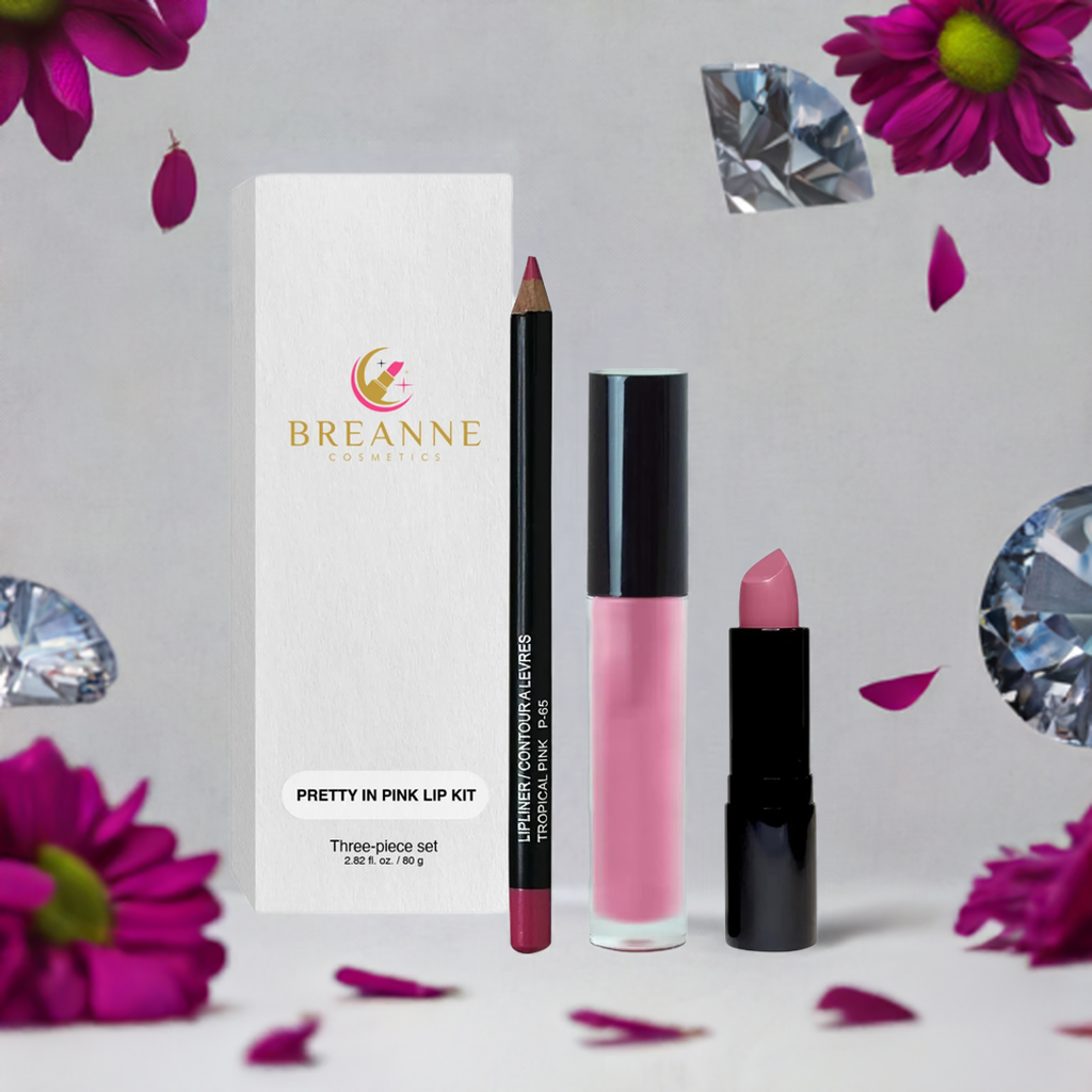 Lip Kit - Pretty In Pink - Breanne Cosmetics