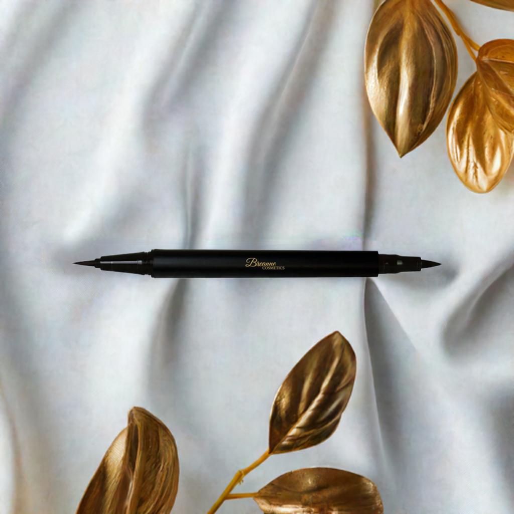 Dual Tip Eye Definer Pen - Black - Breanne Cosmetics
