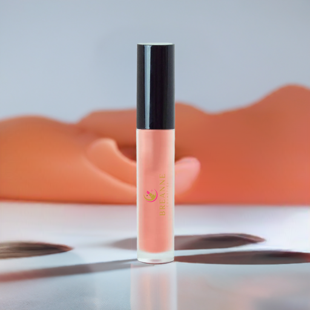 Paraben Free Vegan Recyclable Lip Gloss - Coral
