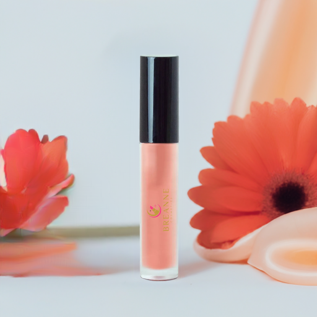 Paraben Free Vegan Recyclable Lip Gloss - Coral