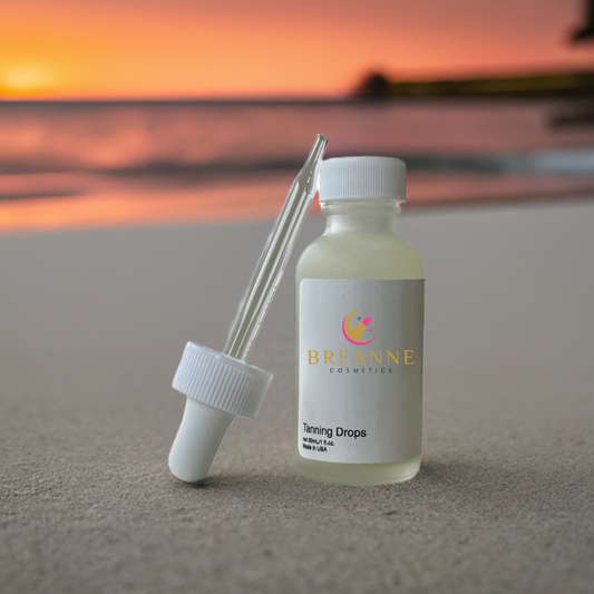 Grapefruit Peel oil & Coconut Sensitive Skin Tanning Drops - Breanne Cosmetics