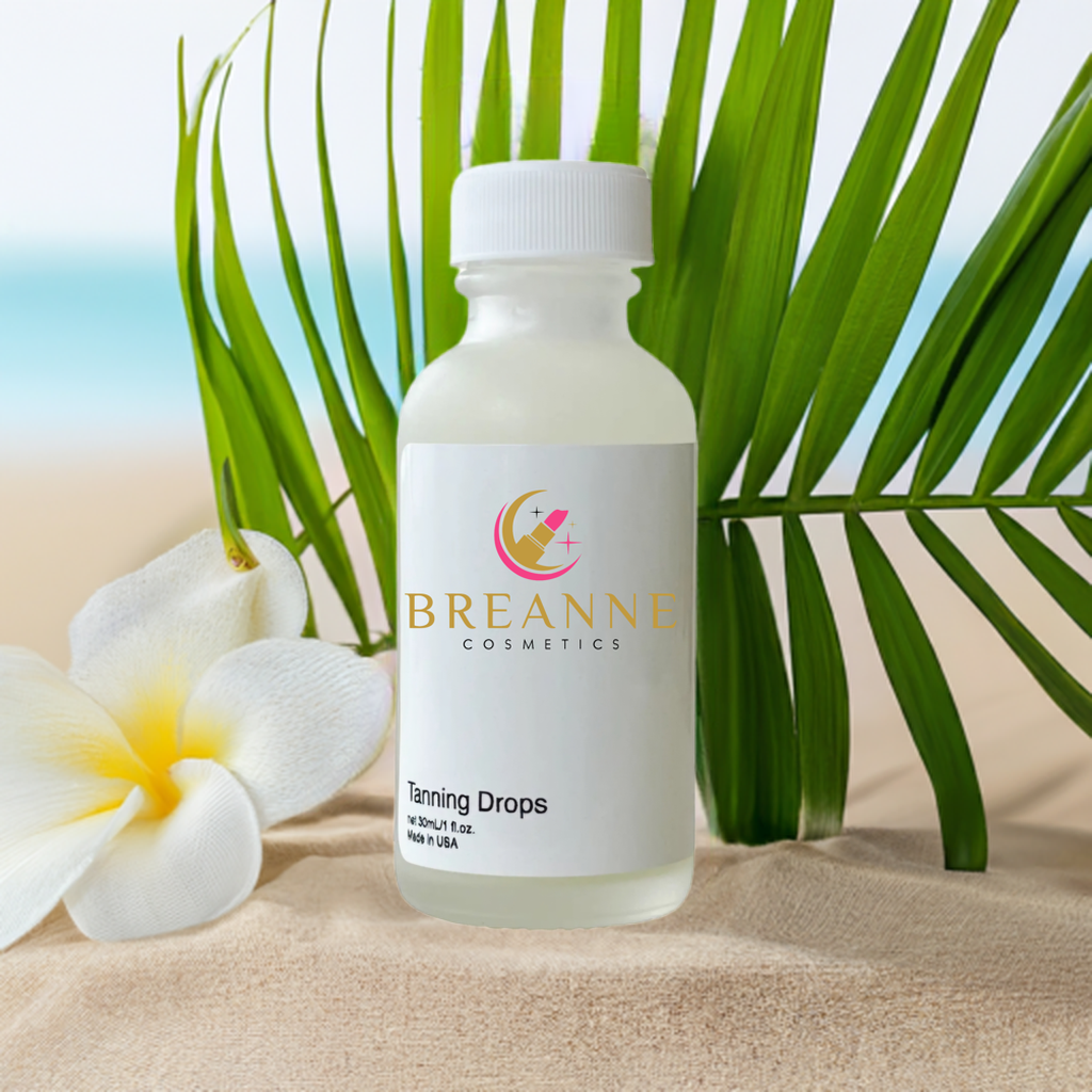 Grapefruit Peel oil & Coconut Sensitive Skin Tanning Drops - Breanne Cosmetics