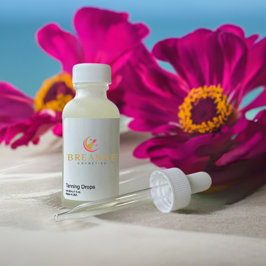 Grapefruit Peel oil & Coconut Sensitive Skin Tanning Drops - Breanne Cosmetics