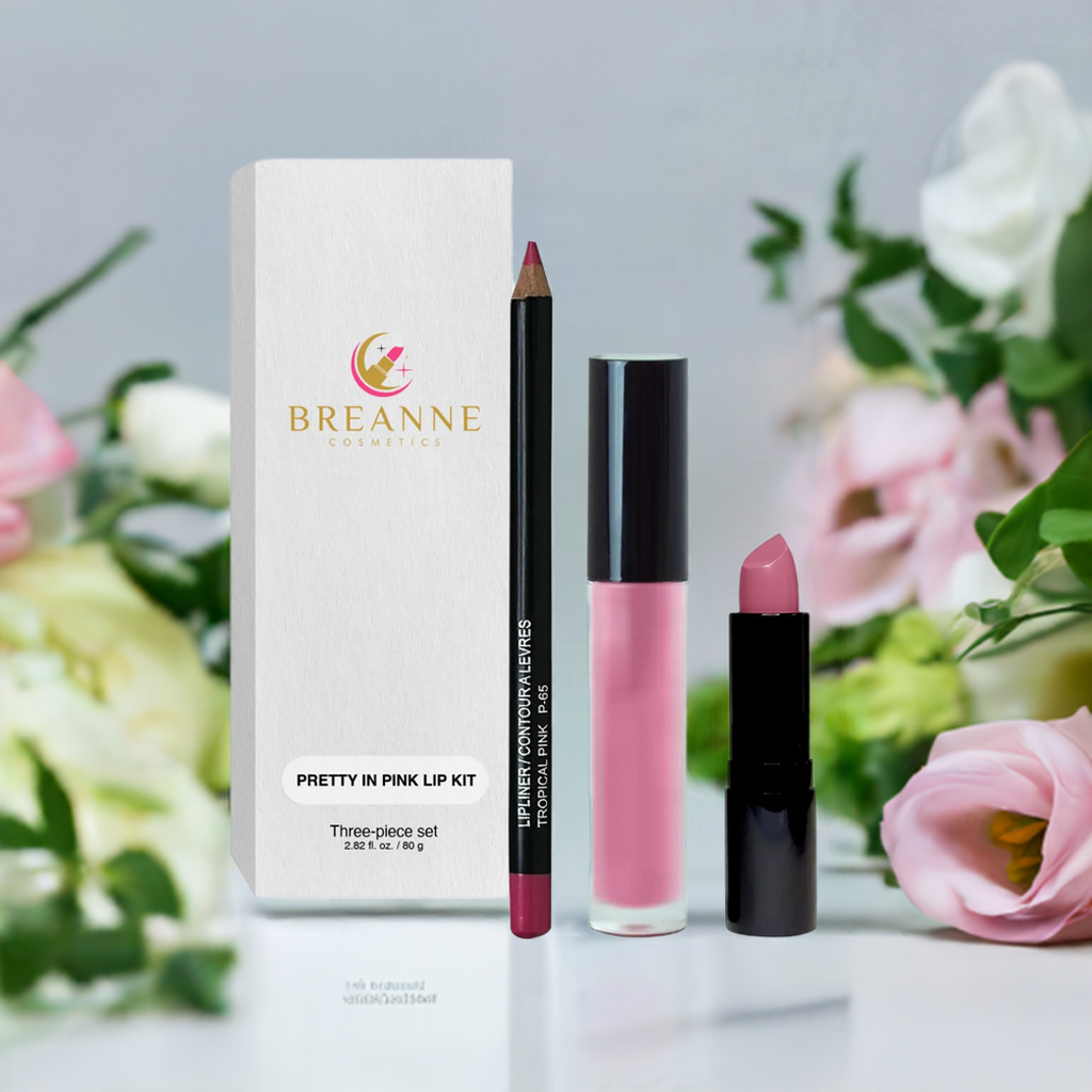 Lip Kit - Pretty In Pink - Breanne Cosmetics