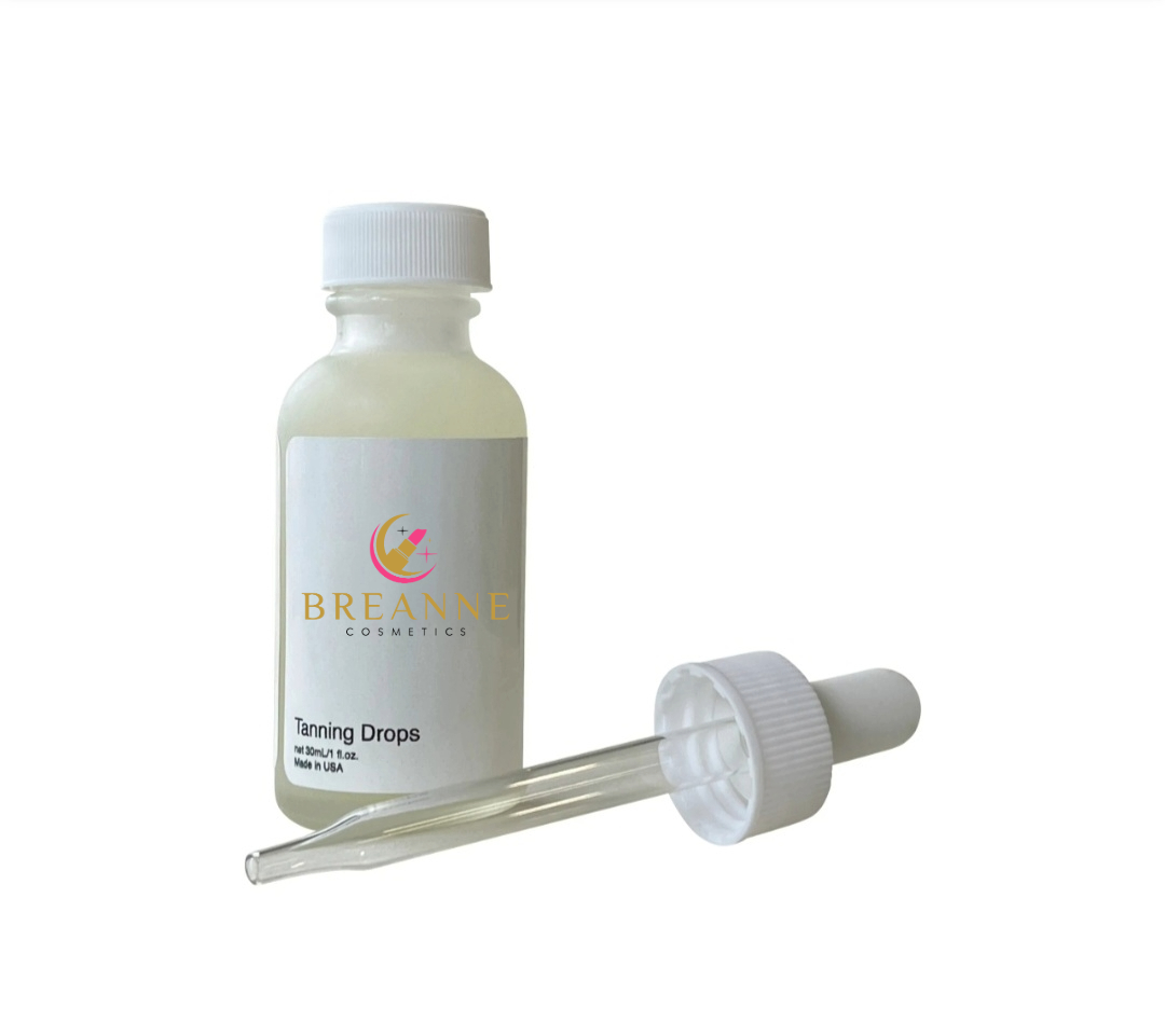 Grapefruit Peel oil & Coconut Sensitive Skin Tanning Drops - Breanne Cosmetics